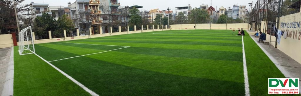 Thi công sân bóng đá cỏ nhân tạo Hạ Long - Quảng Ninh 8