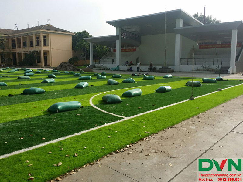 Một số hình ảnh của dự án sân bóng cỏ nhân tạo tại Lữ đoàn 21, Từ Liêm, Hà Nội 14