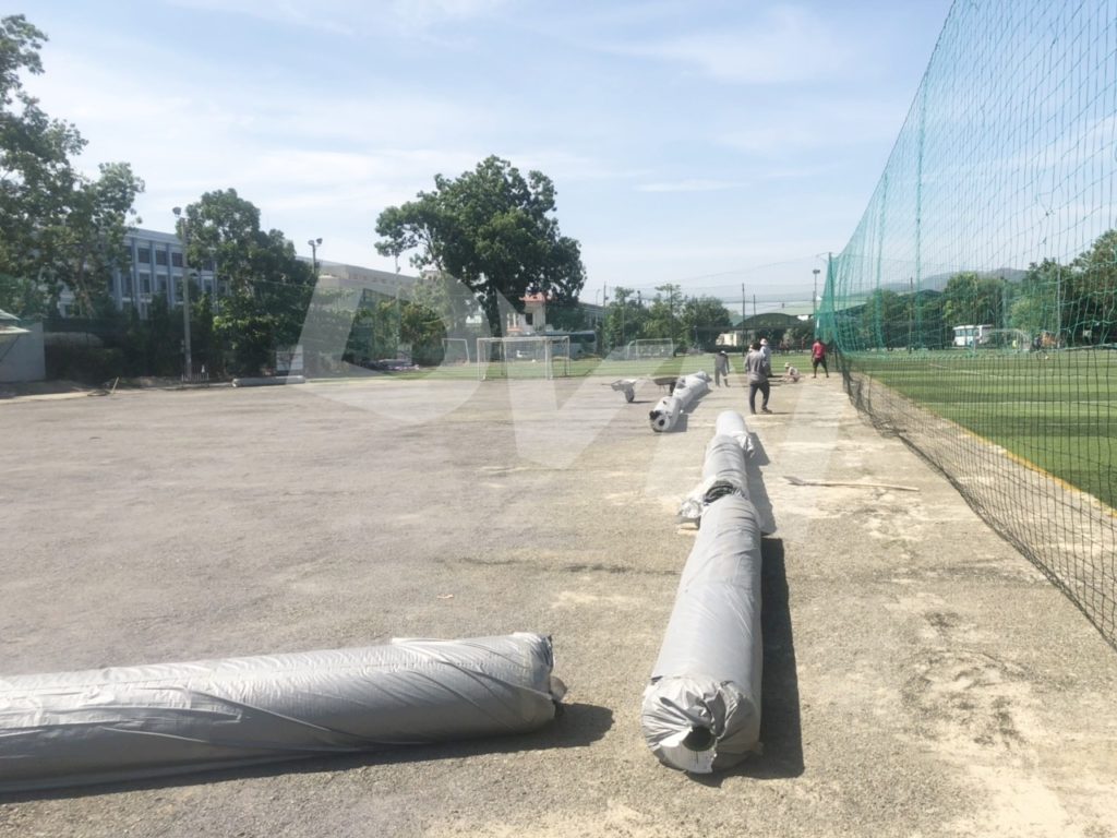 Một số hình ảnh của dự án sân bóng đá cỏ nhân tạo Nha Trang, Khánh Hòa 4