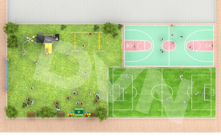 DVN - Giải pháp toàn diện cho sân bóng đá cỏ nhân tạo tại Hậu Giang  1