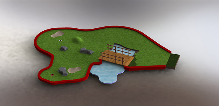 Xây dựng bản thiết kế sân golf 