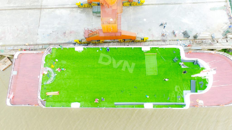 4. Những dự án trang trí sân vườn bằng cỏ nhân tạo tại DVN sang xịn bậc nhất 5